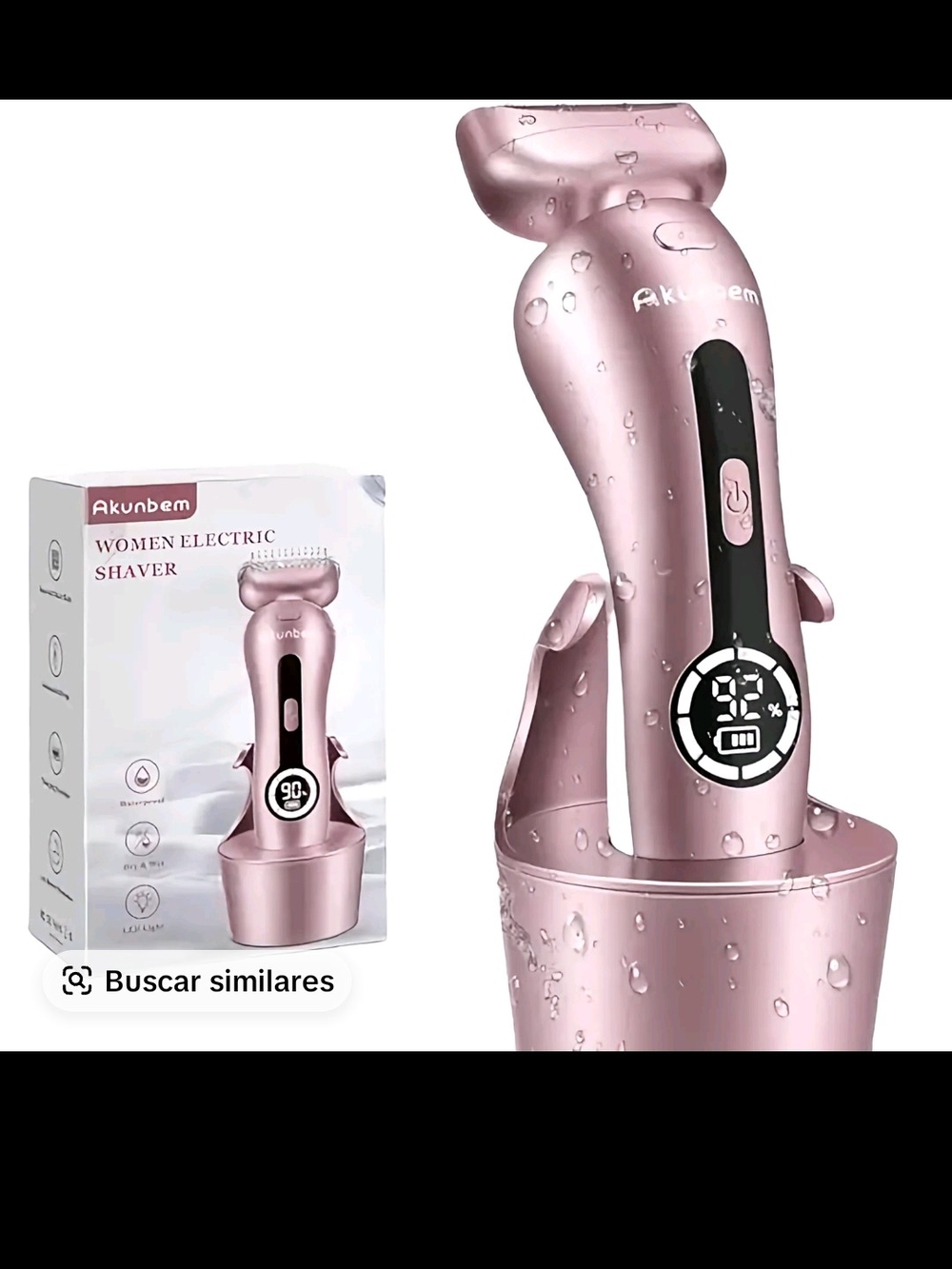 Akunbem Women Electric Shaver - Rose Gold